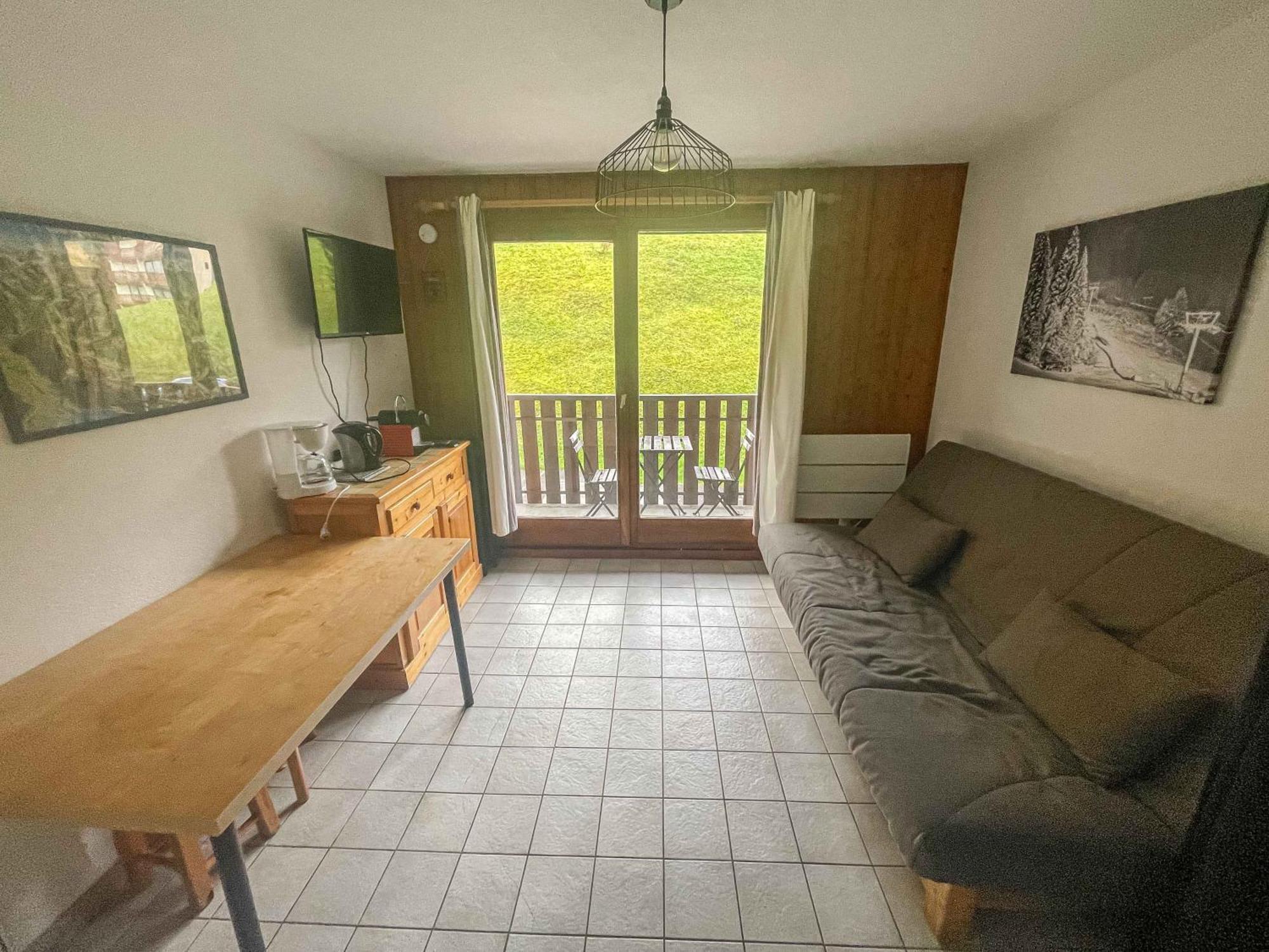 Joli Studio 4 Pers 30M Des Pistes Balcon Plein Sud Au Pieds Des Pistes B27- Draps Non Compris Saint-Jean-dʼAulps Eksteriør bilde