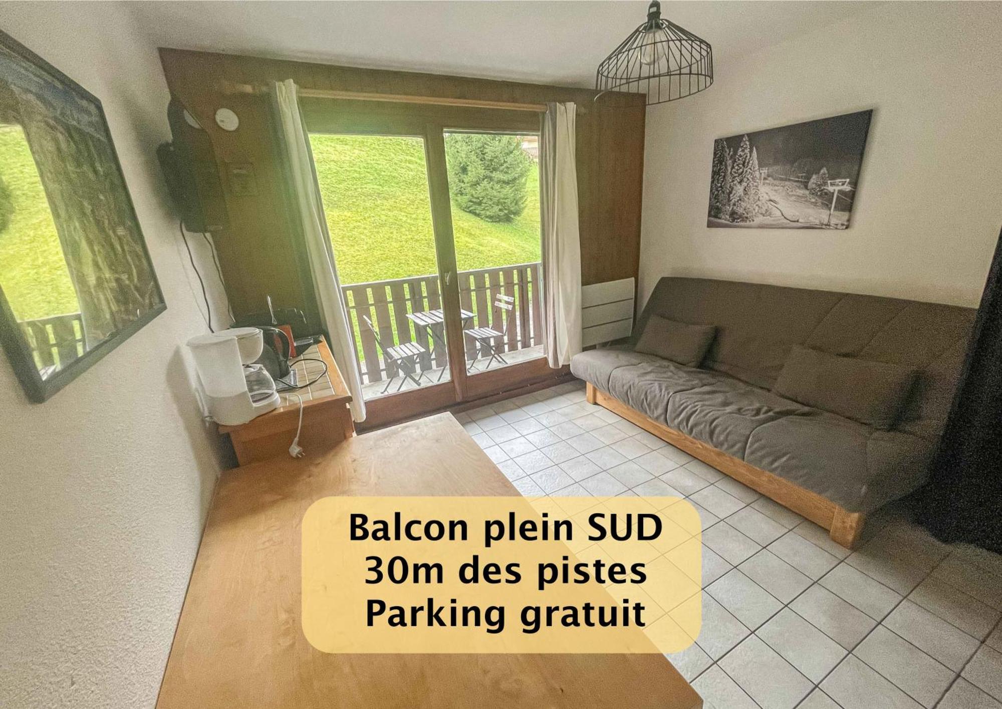 Joli Studio 4 Pers 30M Des Pistes Balcon Plein Sud Au Pieds Des Pistes B27- Draps Non Compris Saint-Jean-dʼAulps Eksteriør bilde